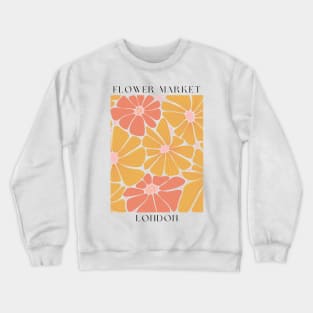 Flower Market-London Crewneck Sweatshirt